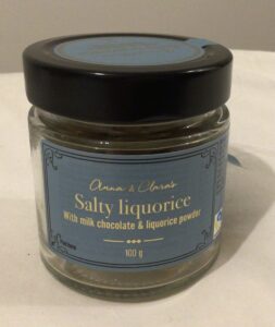 Chocolate and Black Licorice — and Salt?