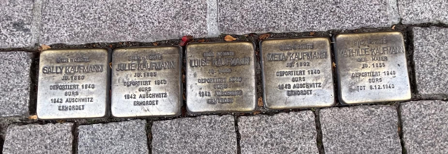 Stolpersteine &ndash; May the Holocaust Victims Never Be Forgotten