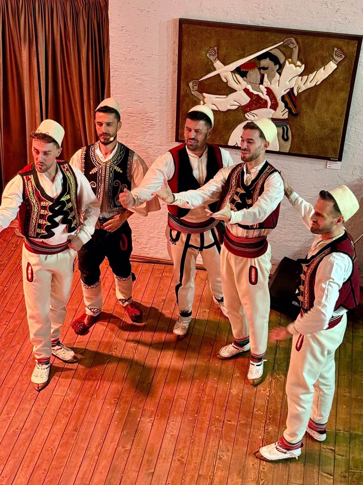 Traditional Albanian Dancing in Tirana